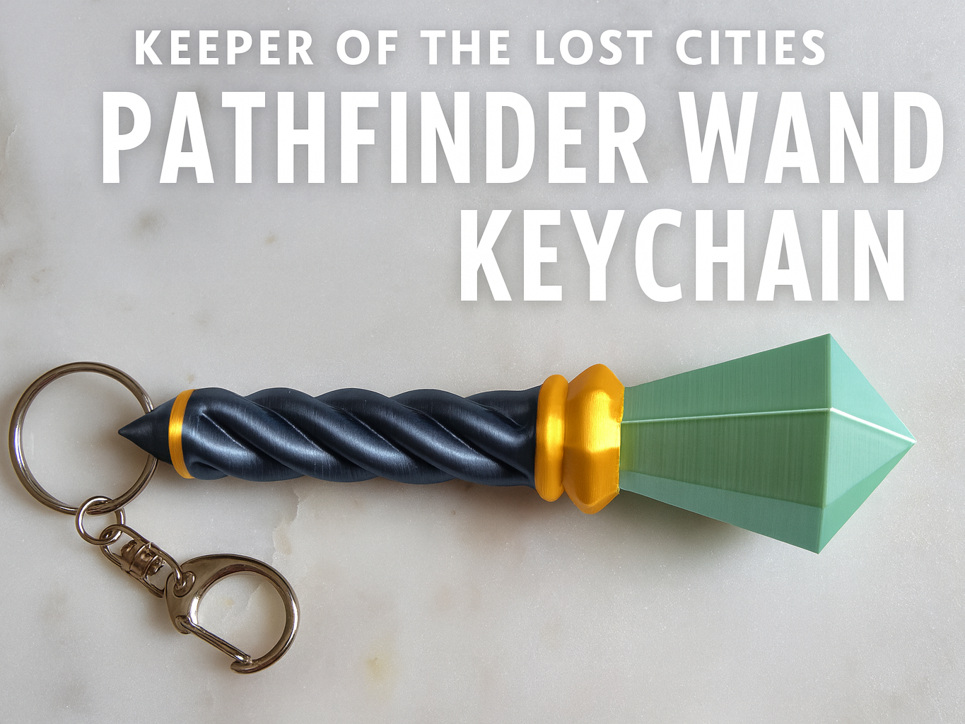Keeper of the Lost Cities Pathfinder Wand Keychain