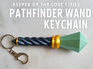 Keeper of the Lost Cities Pathfinder Wand Keychain