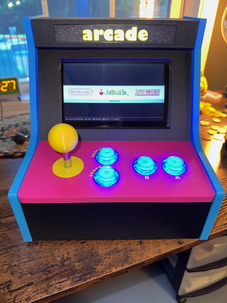 3d Printed Retro Arcade by marblehead563 MakerWorld: Download Free 3D ...