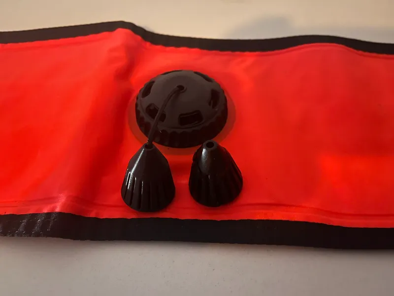 Poignée de soupape de parachute de plongée
