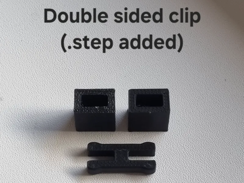 Double sided clip joint