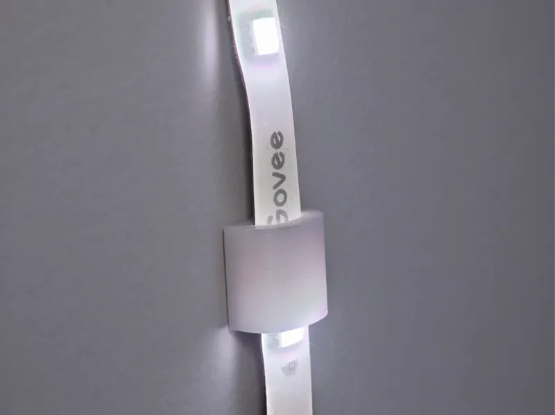 Wall led strip support