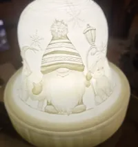 Cloche lutin de Noël avec socle — photo 2