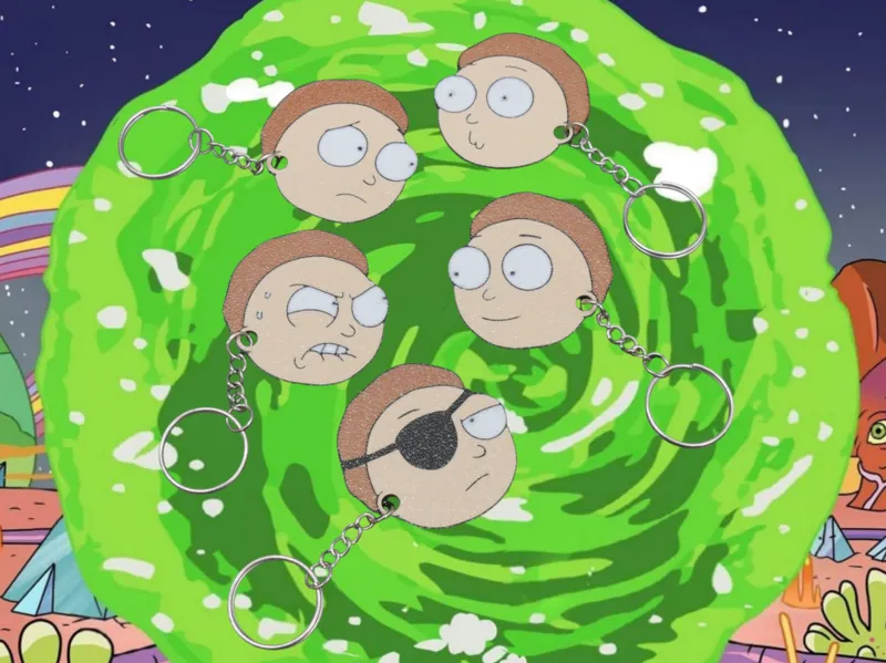 Morty Smith Keychains