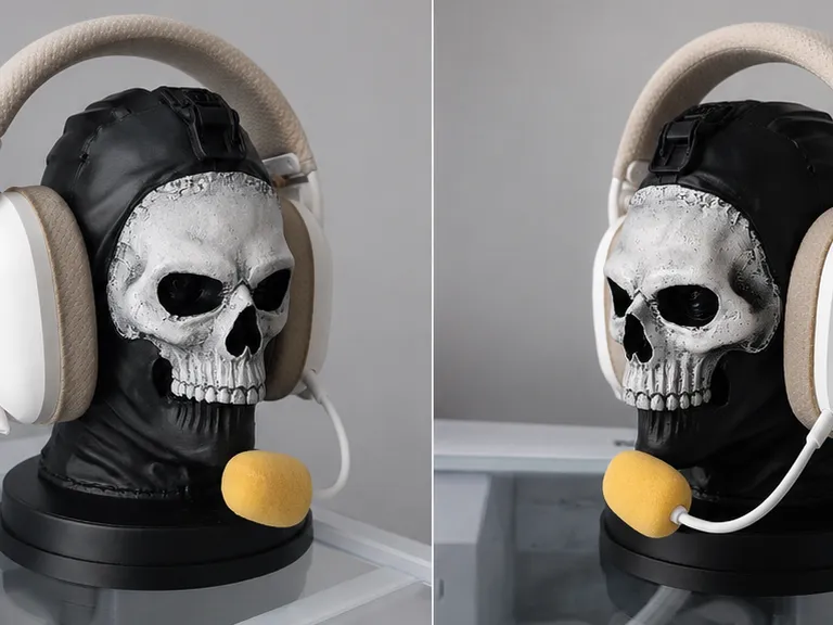 Ghost Headphone Stand Inspired Headset Holder