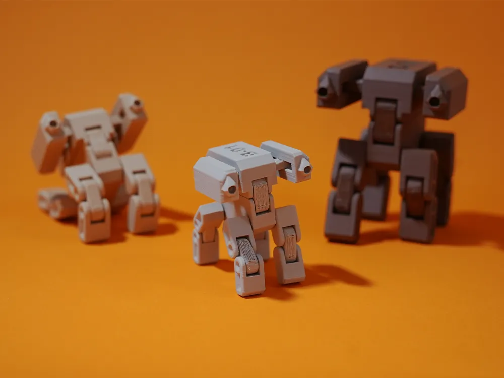 Print-in-Place Robot | BoxBot B-01 - Free 3D Print Model - MakerWorld