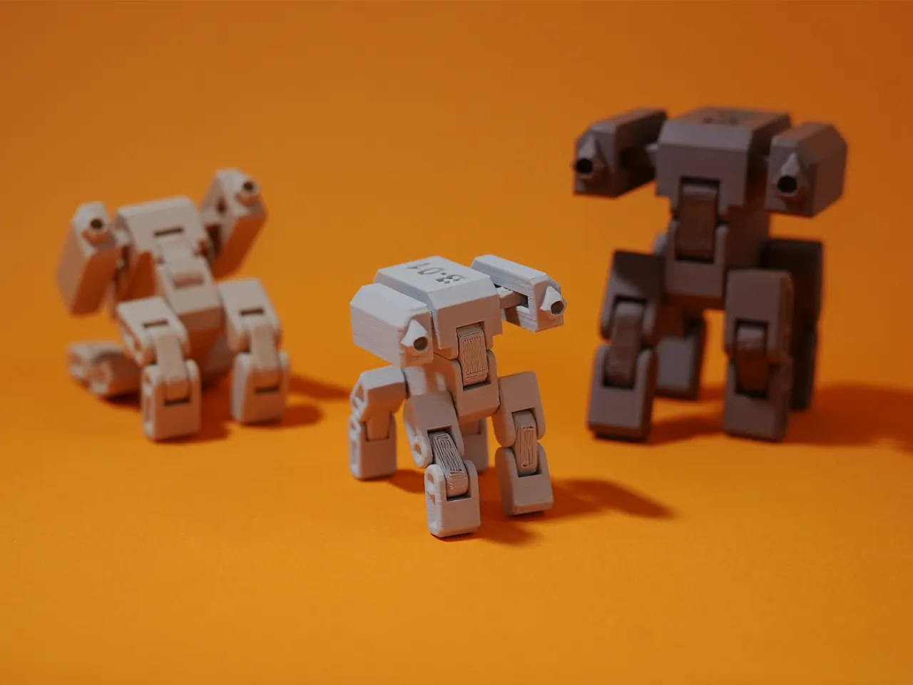 Print-in-Place Robot | BoxBot B-01 view 2