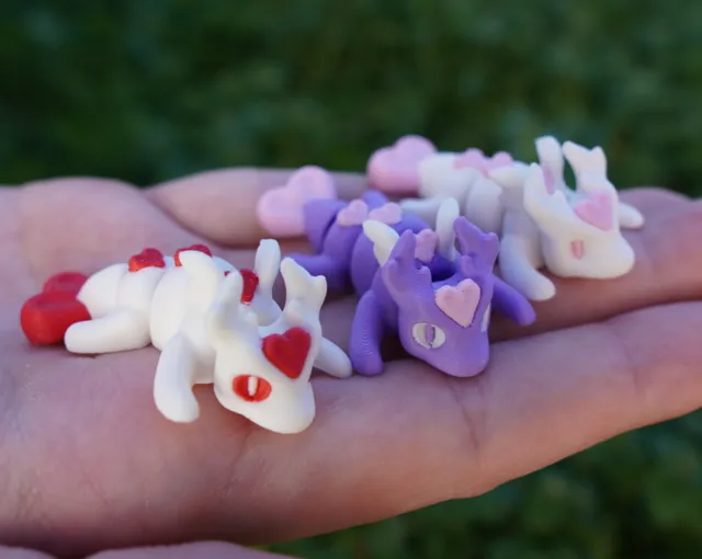 Mini Articulated Love Dragon Valentine's Gift
