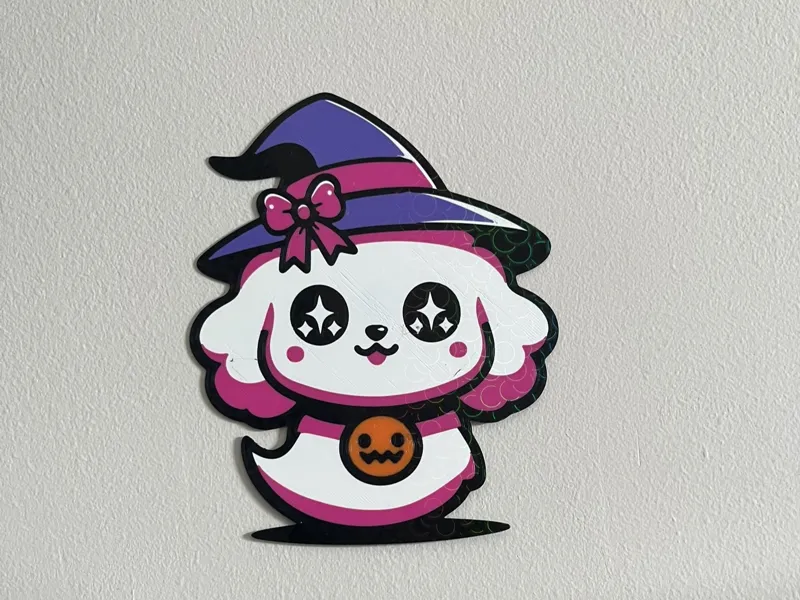 Maltipoo Witch Wallart