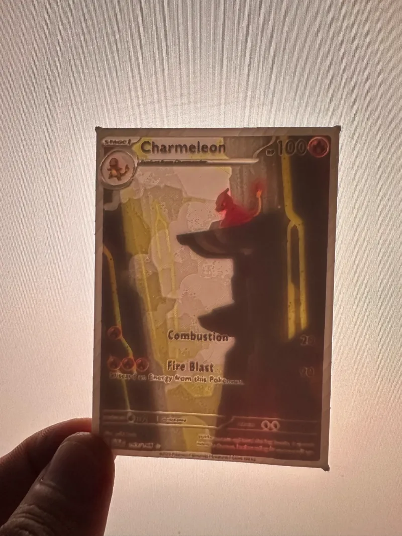 Charmeleon (151 Full Art) Pokemon card lithophane