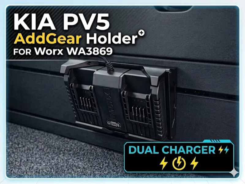 Kia Addgear PV5 Worx WA3869 charger holder