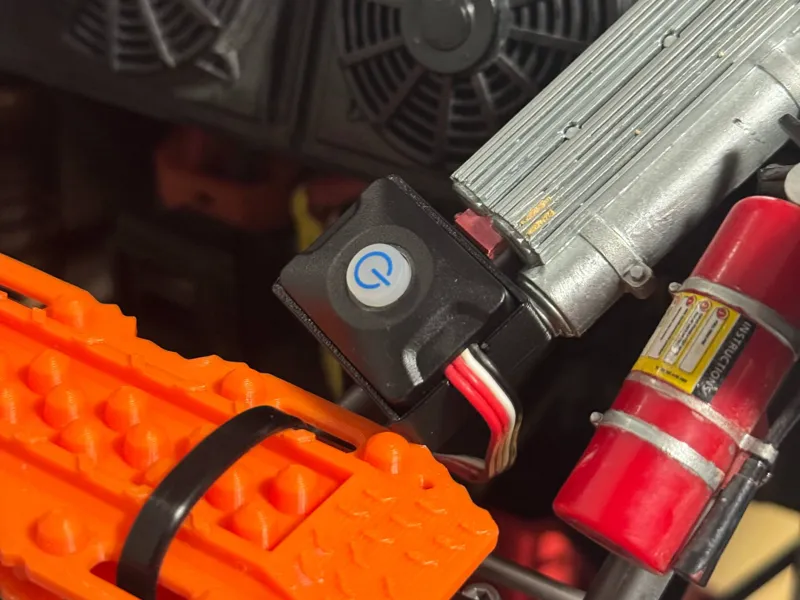 Hobbywing MAX8 / MAX6 Button Mount for Traxxas UDR