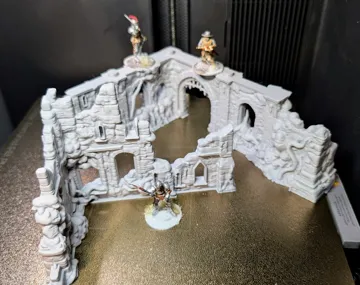 Escenografía en miniatura: Modular Nurgle Corrupted Ruin - Tabletop Terrain — vista de referencia 2