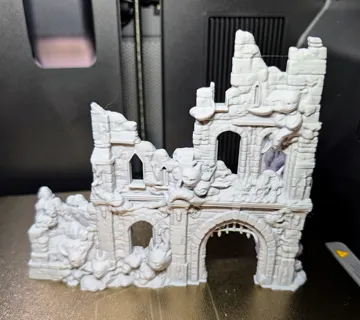 Escenografía en miniatura: Modular Nurgle Corrupted Ruin - Tabletop Terrain — vista de referencia 3