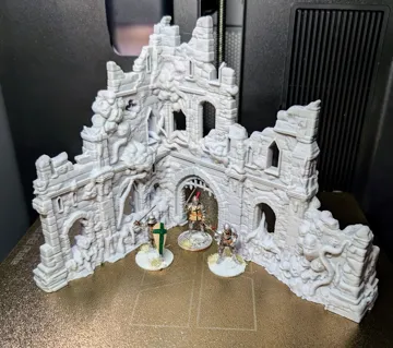 Escenografía en miniatura: Modular Nurgle Corrupted Ruin - Tabletop Terrain — vista de referencia 4