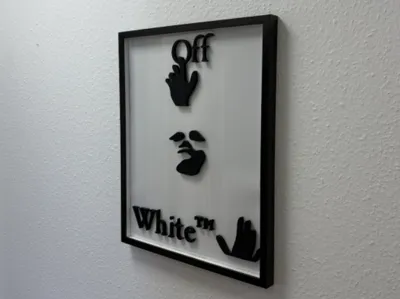Off White Decorative Picture Frame