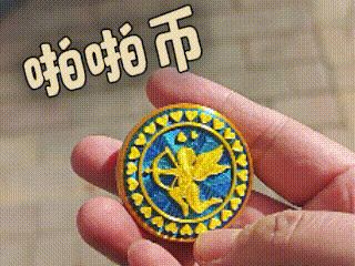 圆形解压推牌EDC啪啪币