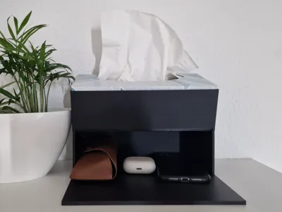 Elevated Tissue Box Holder 
