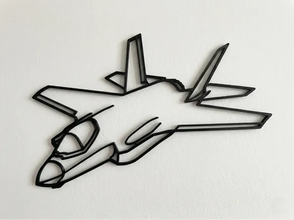 Décoration murale avion F-35 Lightning II