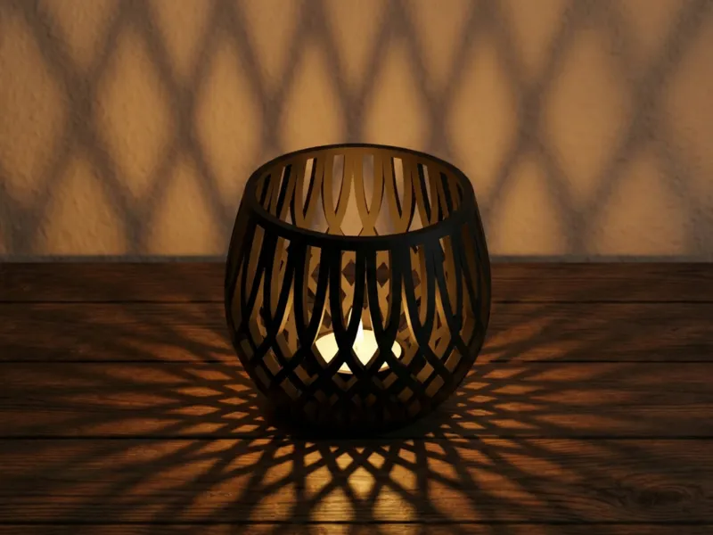 Modern Tea Light Holder
