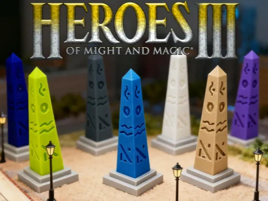 Heroes of Might and Magic III Obelisk Table Decor