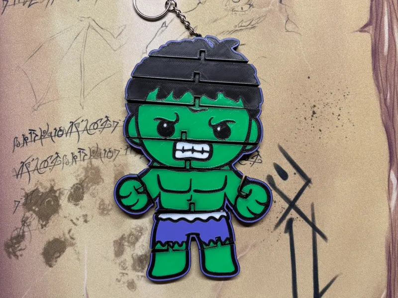 Hulk Flexi Keychain