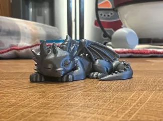 Cute Sleeping Dragon