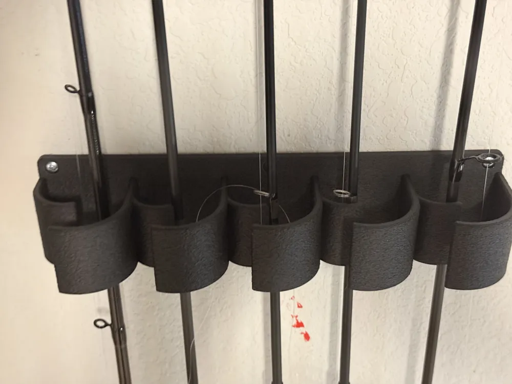 Fishing Rod Holder Strong Textured Free 3D Print Model MakerWorld fishing-rod-holder-strong-textured-free-3d-print-model-makerworld