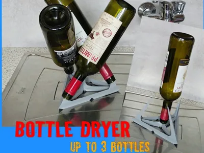 Bottle Dryer (1-3 glass bottles)