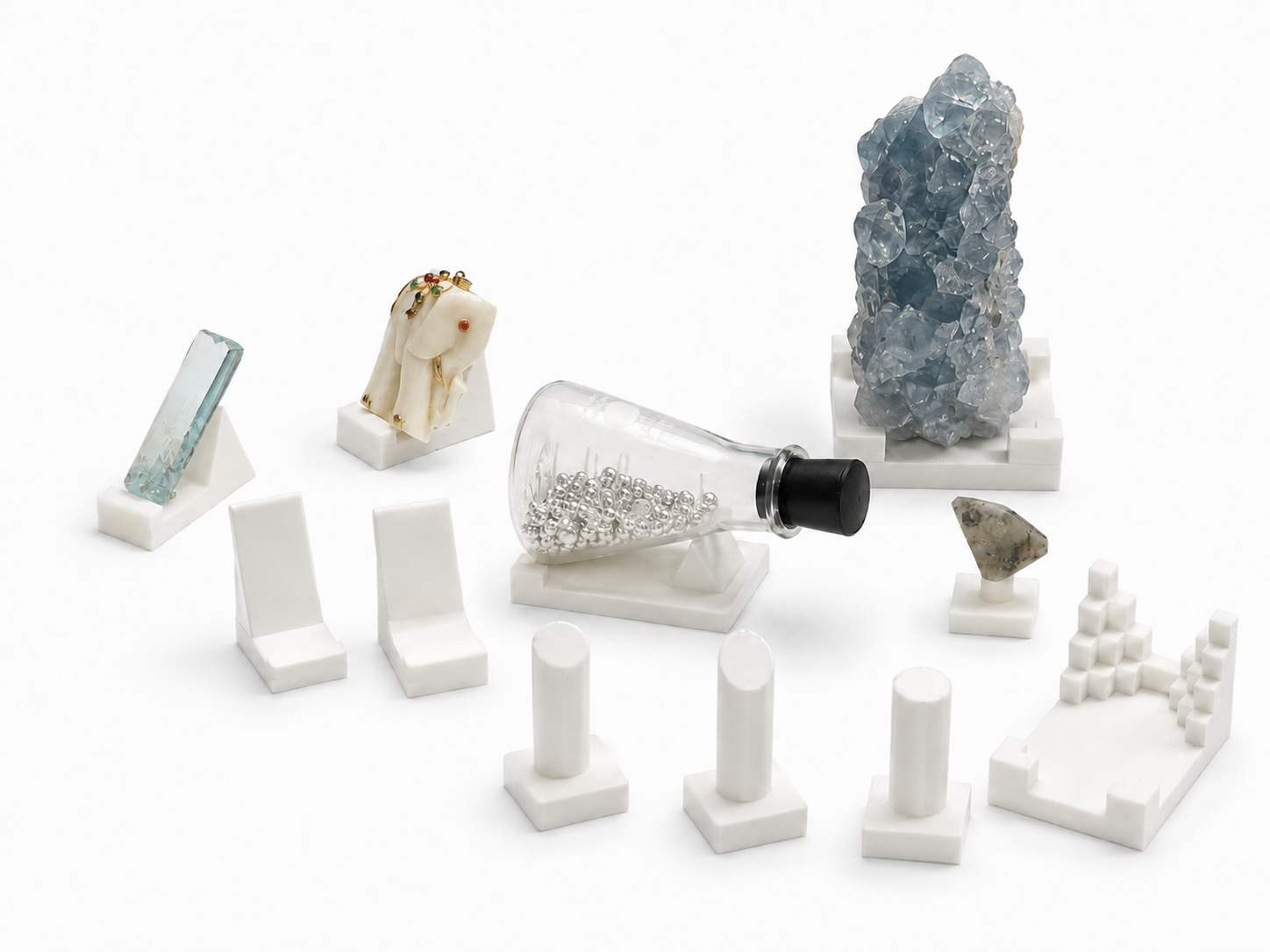Mineral Display Stand Set