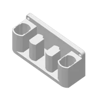 Support Skadis pour 2 outils et 2 batteries Dewalt 8V — photo 4