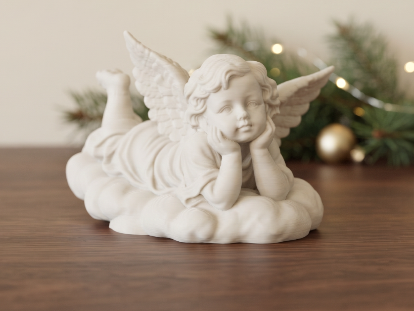 Angel Christmas Home Decor Figure 3D model