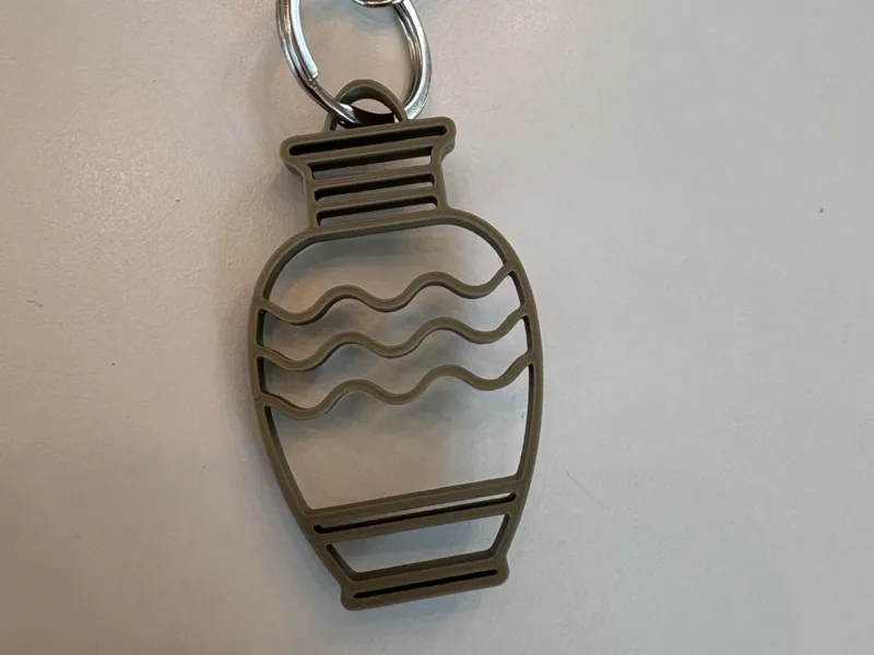 Pottery Keychain