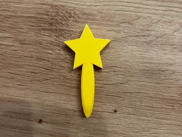 Étoile sur bâton — baguette magique