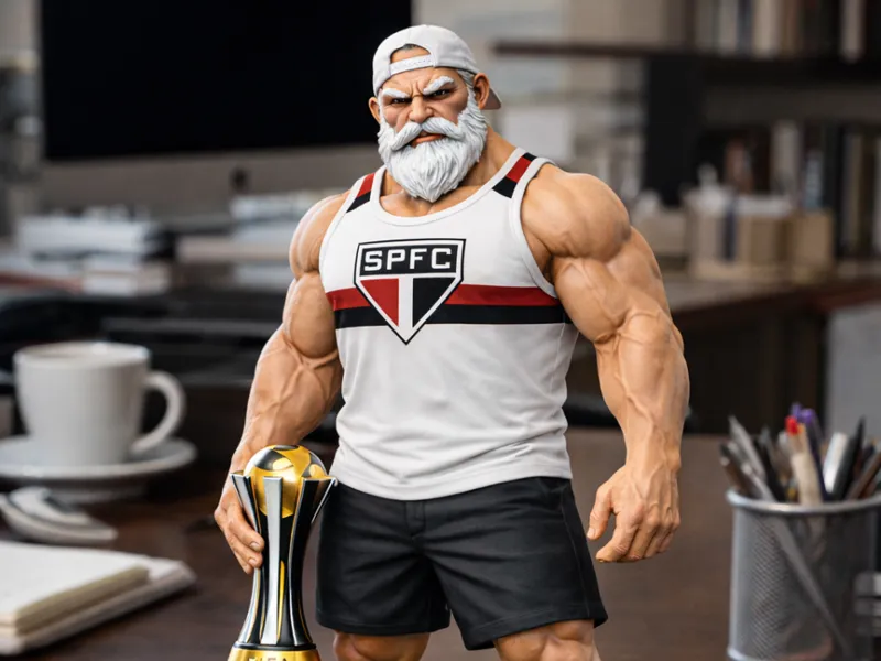 Mascote SPFC - Inde Bombado