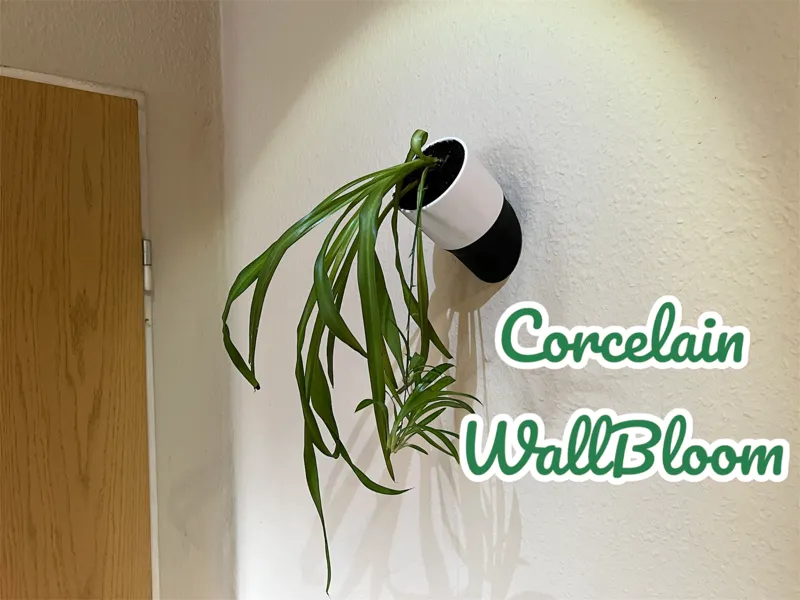 Corcelain WallBloom – Schwebende Wandhalterung 