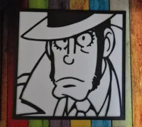 Inspecteur Zenigata — Lupin III, déco murale 2D — photo 2
