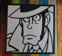 Inspecteur Zenigata — Lupin III, déco murale 2D — photo 3