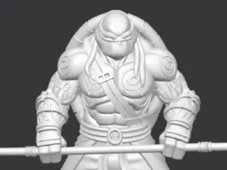 Estatua tartarugas ninjas donatello