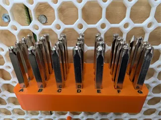 Multiboard Metal Letter Stamp Holder