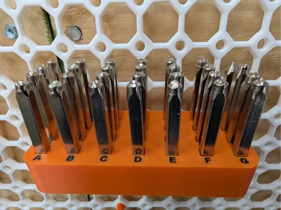 Multiboard Metal Letter Stamp Holder