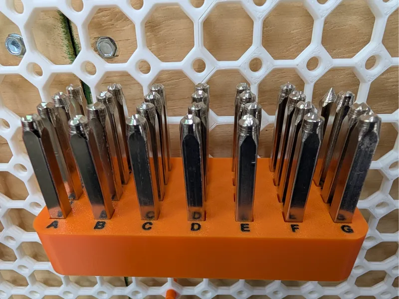 Multiboard Metal Letter Stamp Holder