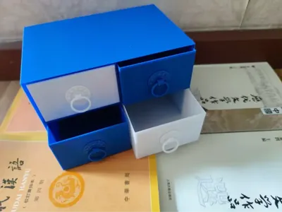 Chinese classical drawer storage box