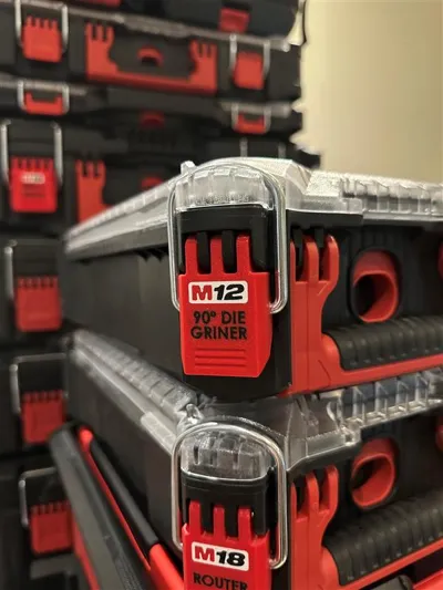 Milwaukee Packout latch "M12 90º DIE GRINDER"