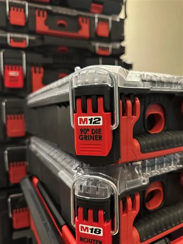 Milwaukee Packout latch "M12 90º DIE GRINDER"