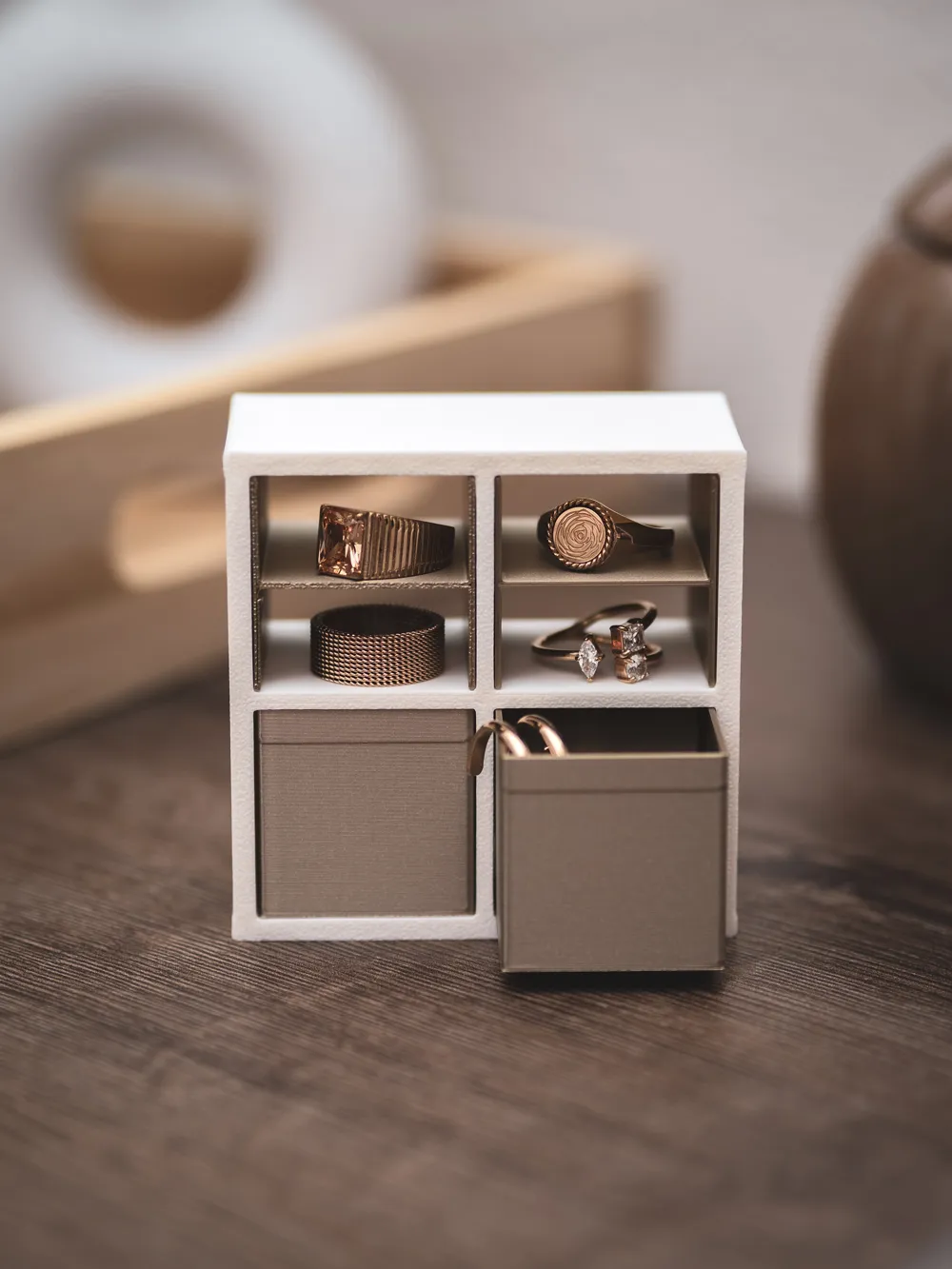 Mini Shelf 1:10 as Jewelry Shelf / for Dollhouse - Free 3D Print Model ...