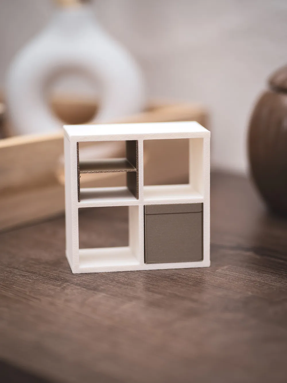 Mini Shelf 1:10 as Jewelry Shelf / for Dollhouse - Free 3D Print Model ...