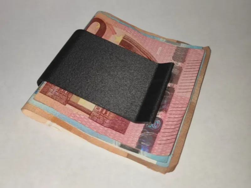 SLIM MONEY CLIP - Ultra Resistant Pocket Wallet