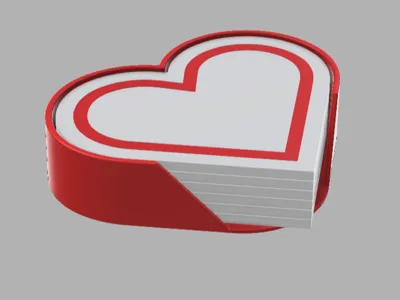 Heart-Shaped Coasters Lightweight 