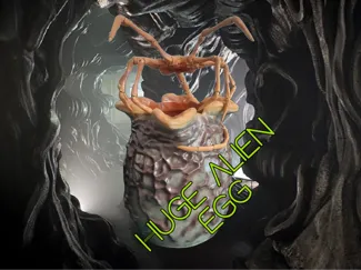 Huge alien egg - prop